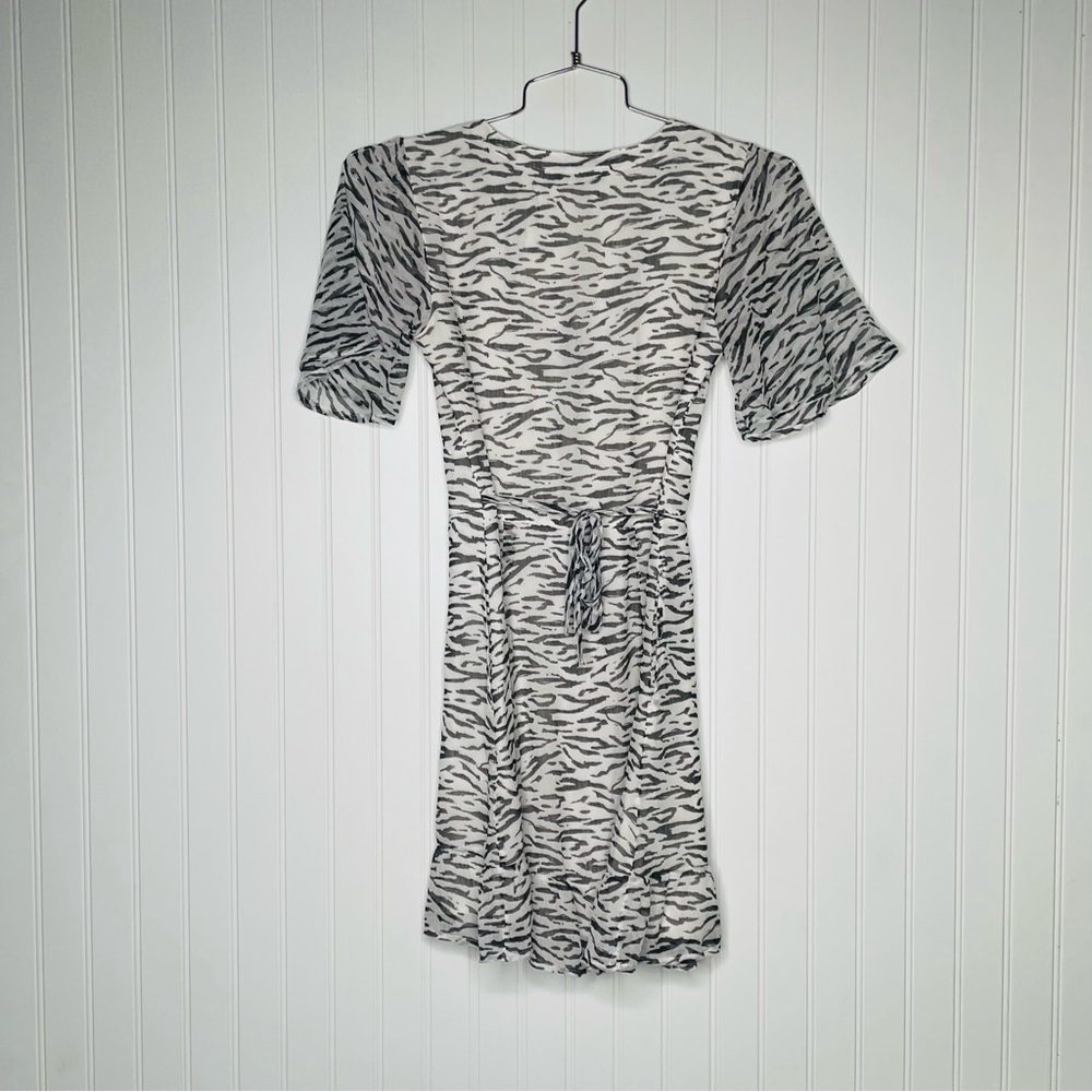Abercrombie & Fitch Zebra Fit Button Up Mini Dress - Picture 6 of 7